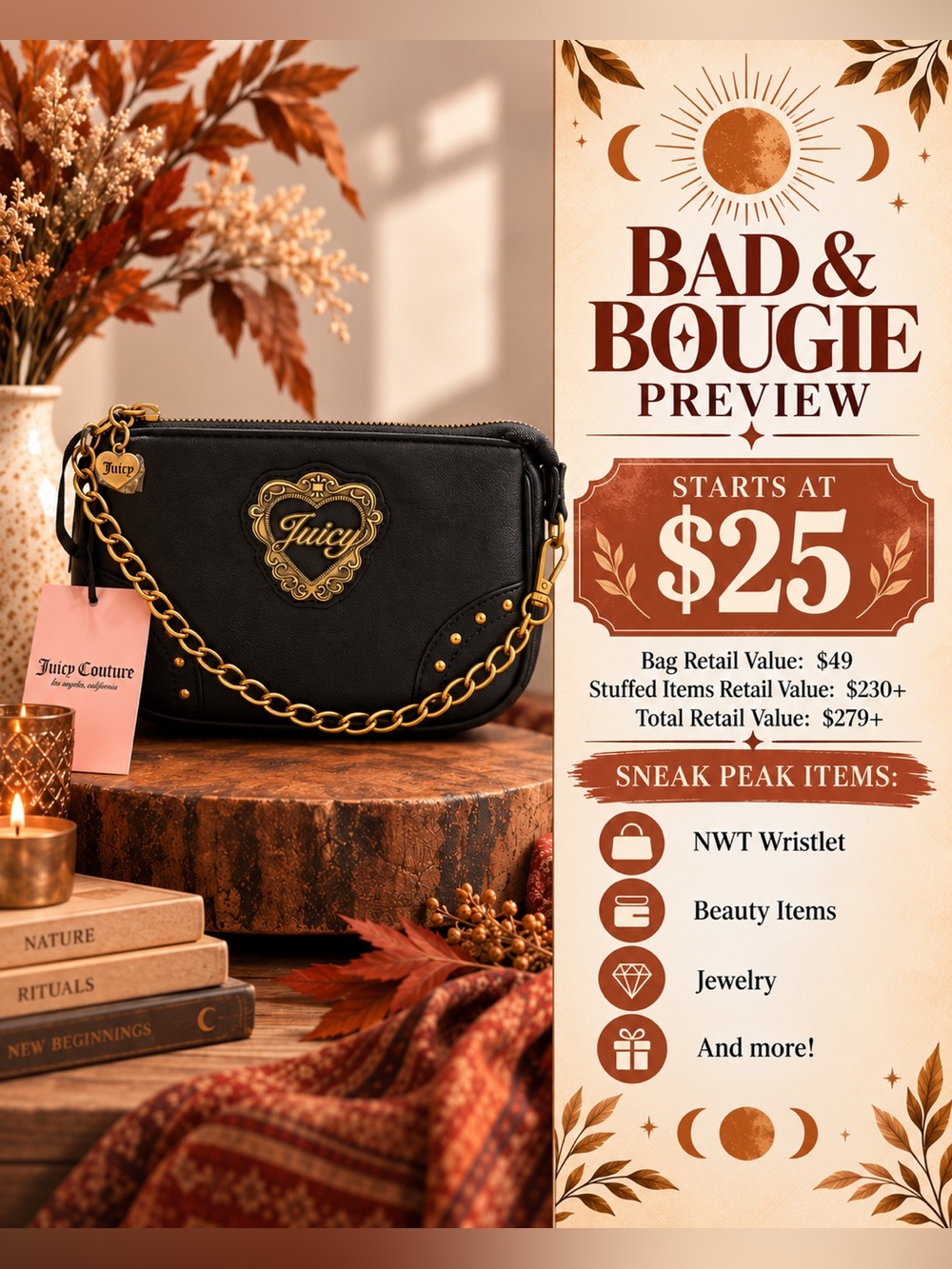 Bad & Bougie Mystery Stuffed Bag ✨